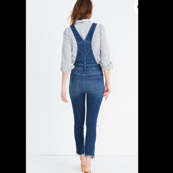 NWT Madewell Roadtripper denim overalls. Small - Picture 2 of 11